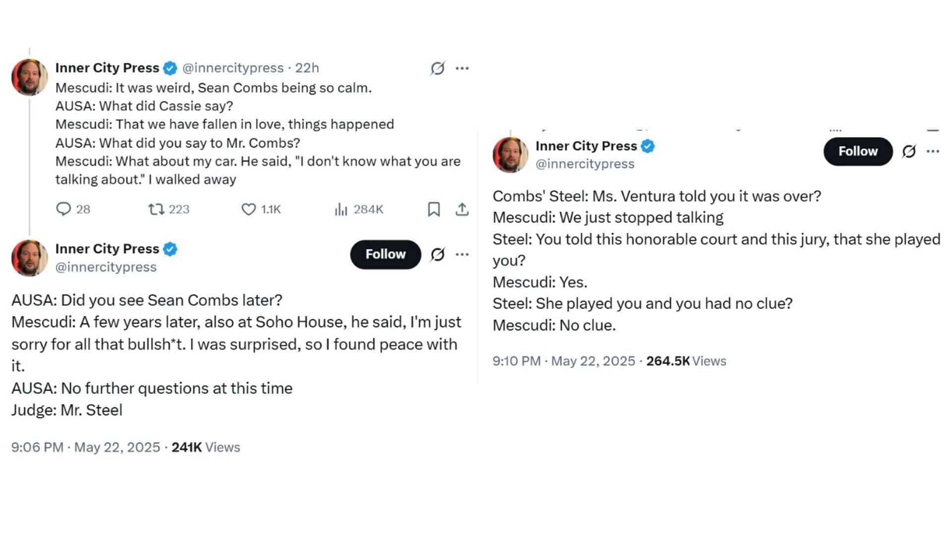 Inner City Press' real-time transcript on X (Image via X/@innercitypress)